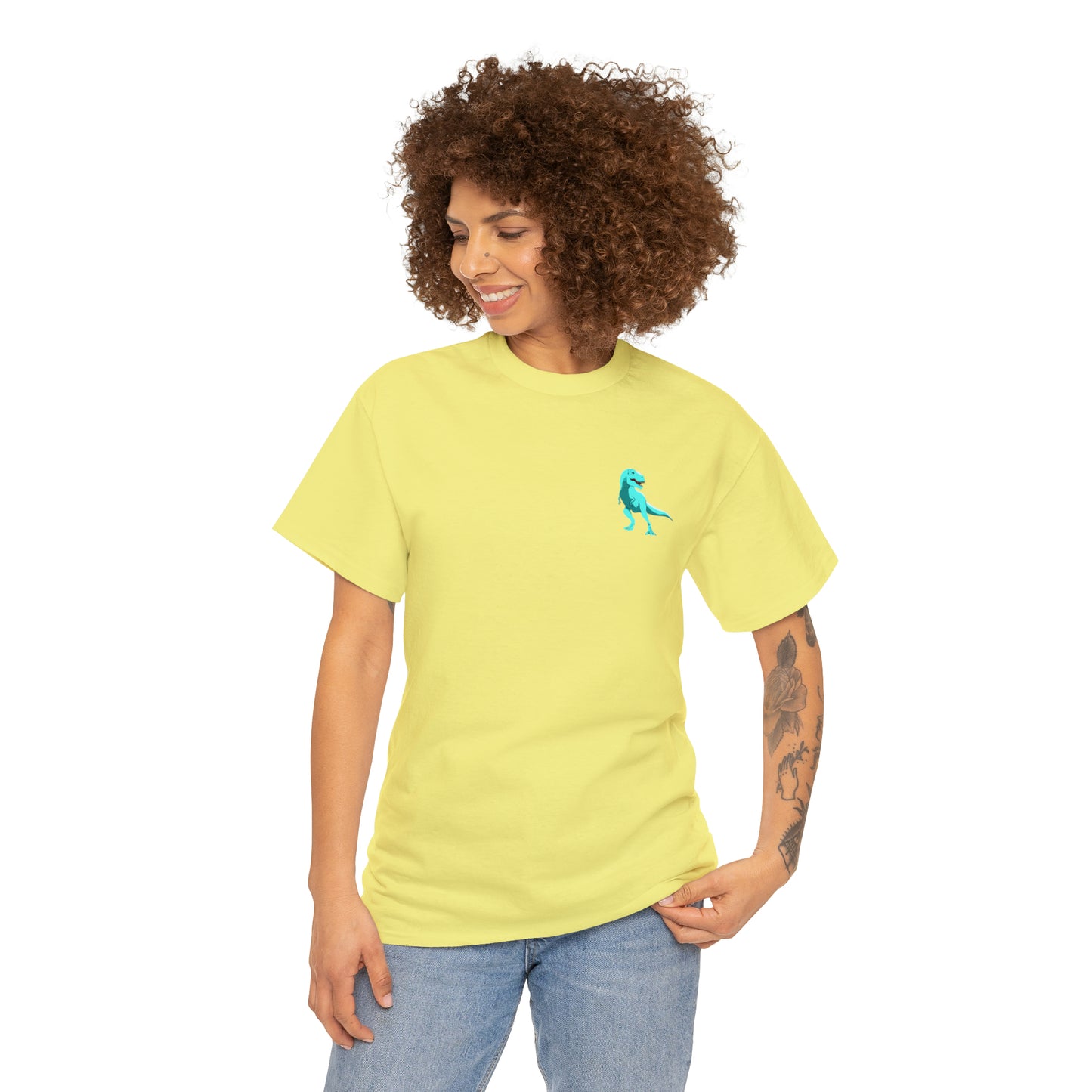 Sky Blue Rex - Unisex Heavy Cotton Tee