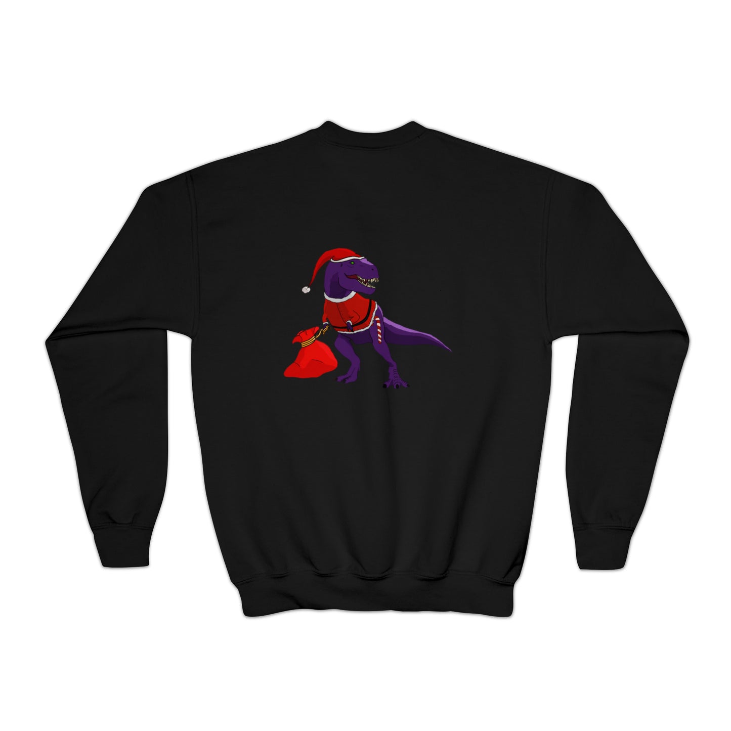 Santa Rex - Youth Crewneck Sweatshirt