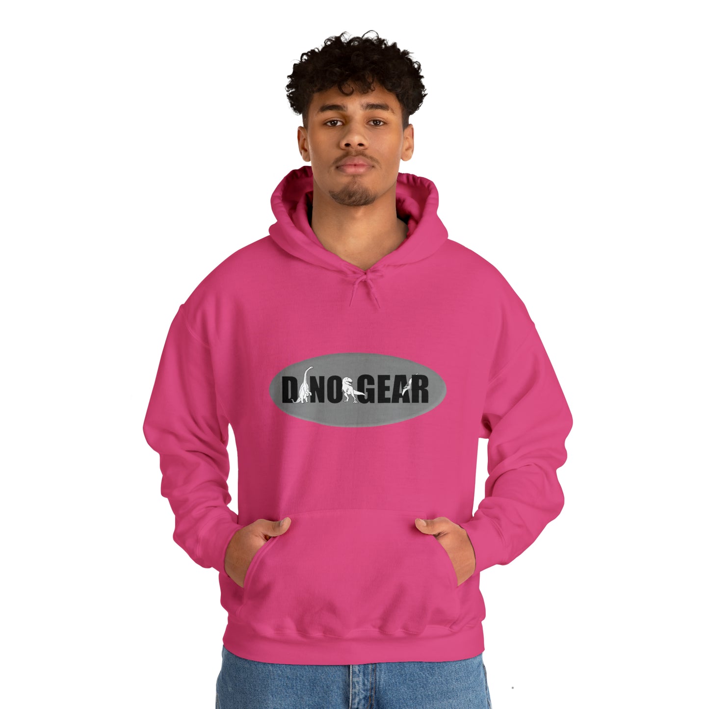 Dino-Gear: Skater Bronto - Unisex Heavy Blend™ Hooded Sweatshirt