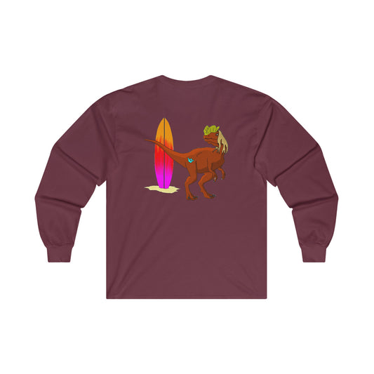 Surfing Dilophosaurus - Unisex Ultra Cotton Long Sleeve Tee