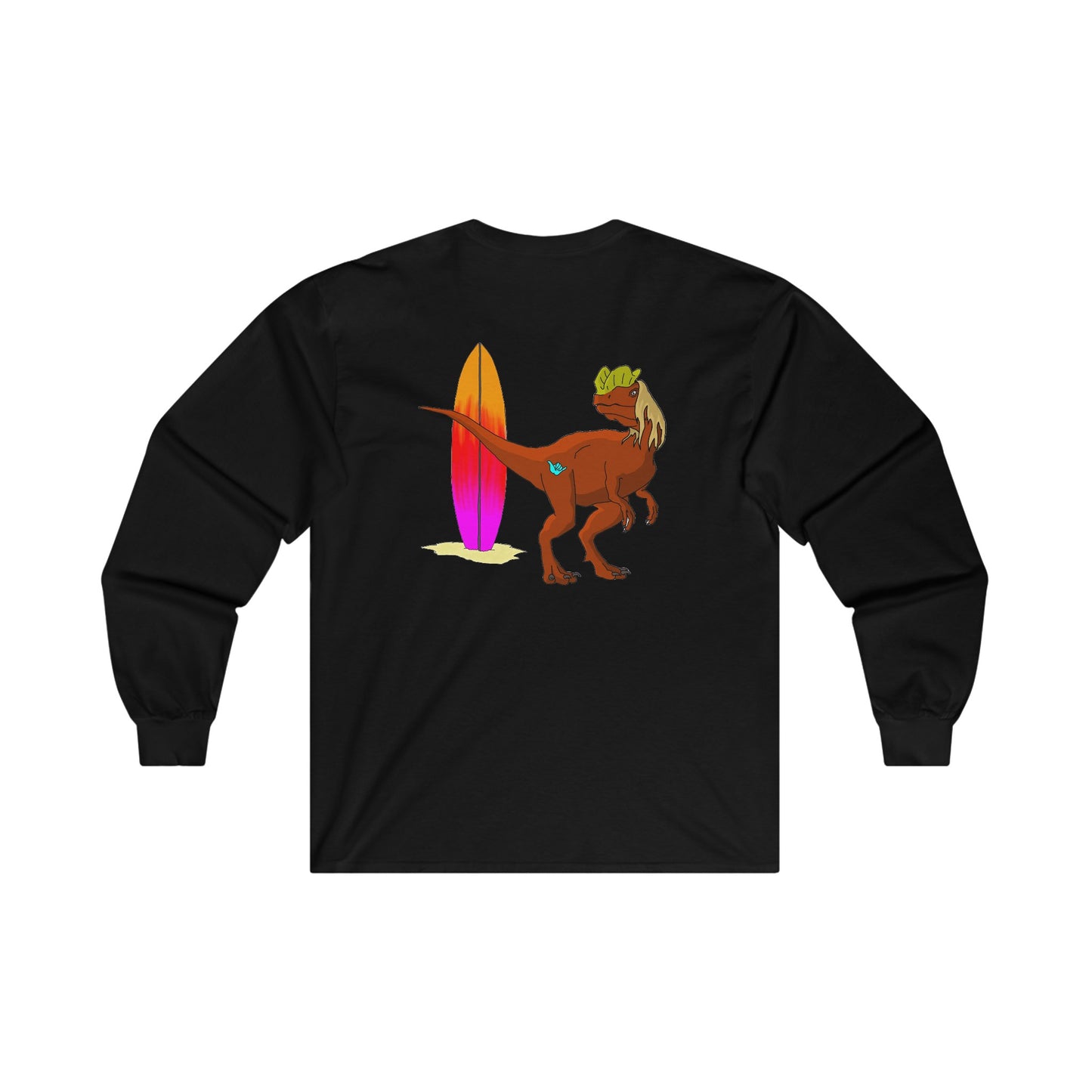 Surfing Dilophosaurus - Unisex Ultra Cotton Long Sleeve Tee