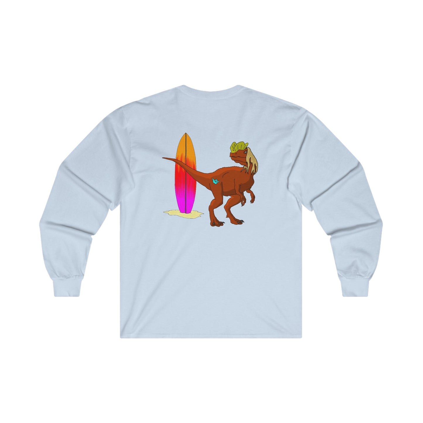 Surfing Dilophosaurus - Unisex Ultra Cotton Long Sleeve Tee