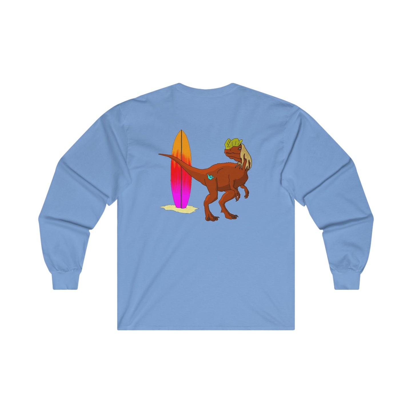 Surfing Dilophosaurus - Unisex Ultra Cotton Long Sleeve Tee