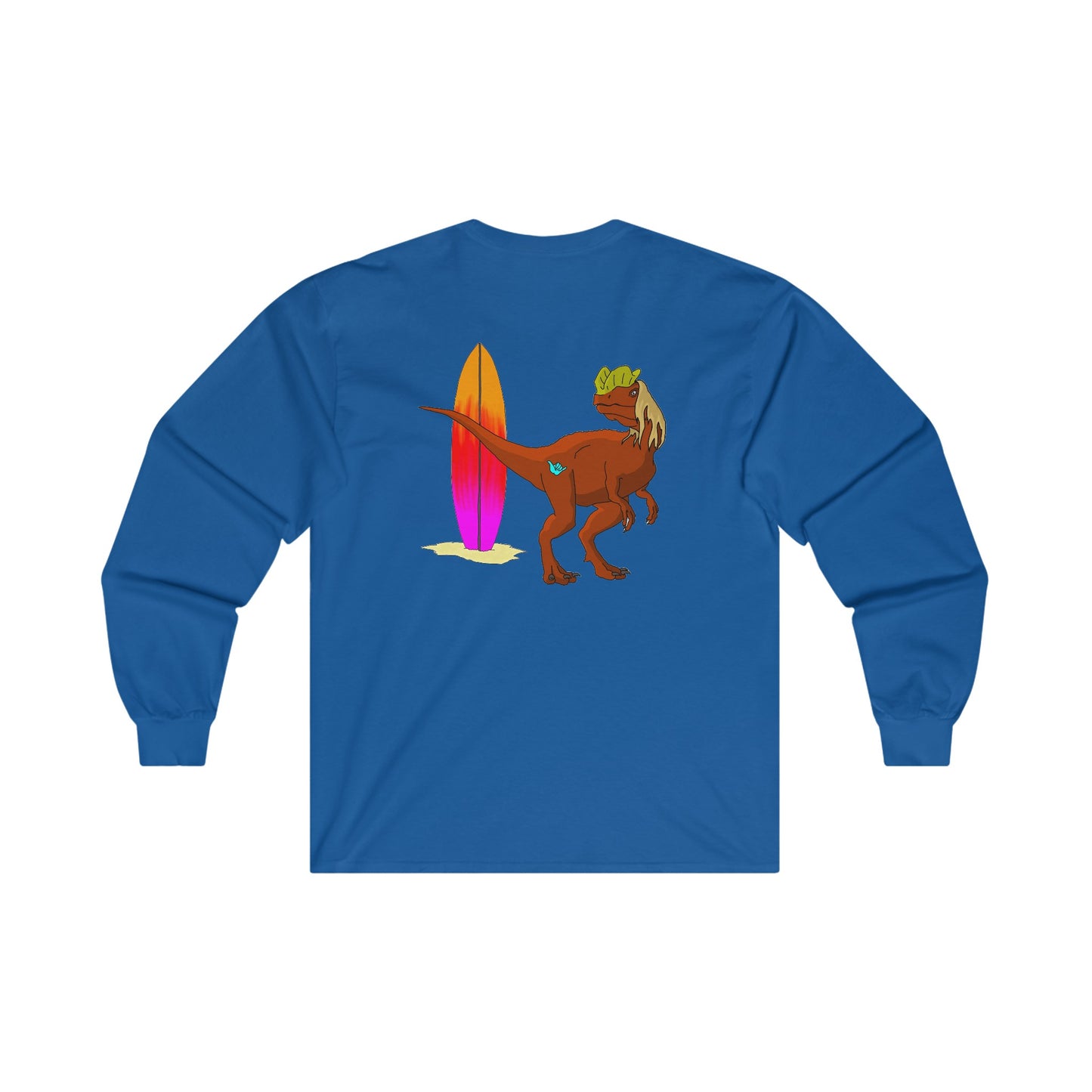 Surfing Dilophosaurus - Unisex Ultra Cotton Long Sleeve Tee