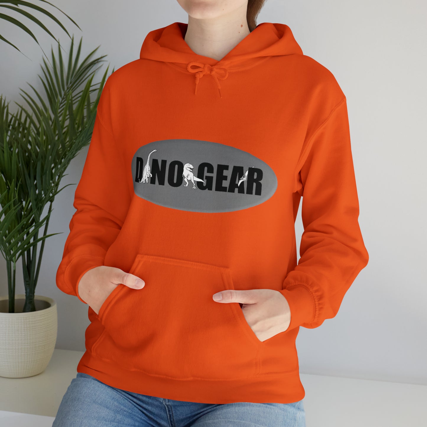 Dino-Gear Logo - Unisex Heavy Blend™ Hooded Sweatshirt