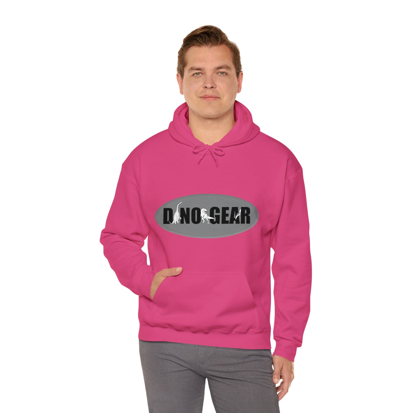 Dino-Gear Logo - Unisex Heavy Blend™ Hooded Sweatshirt