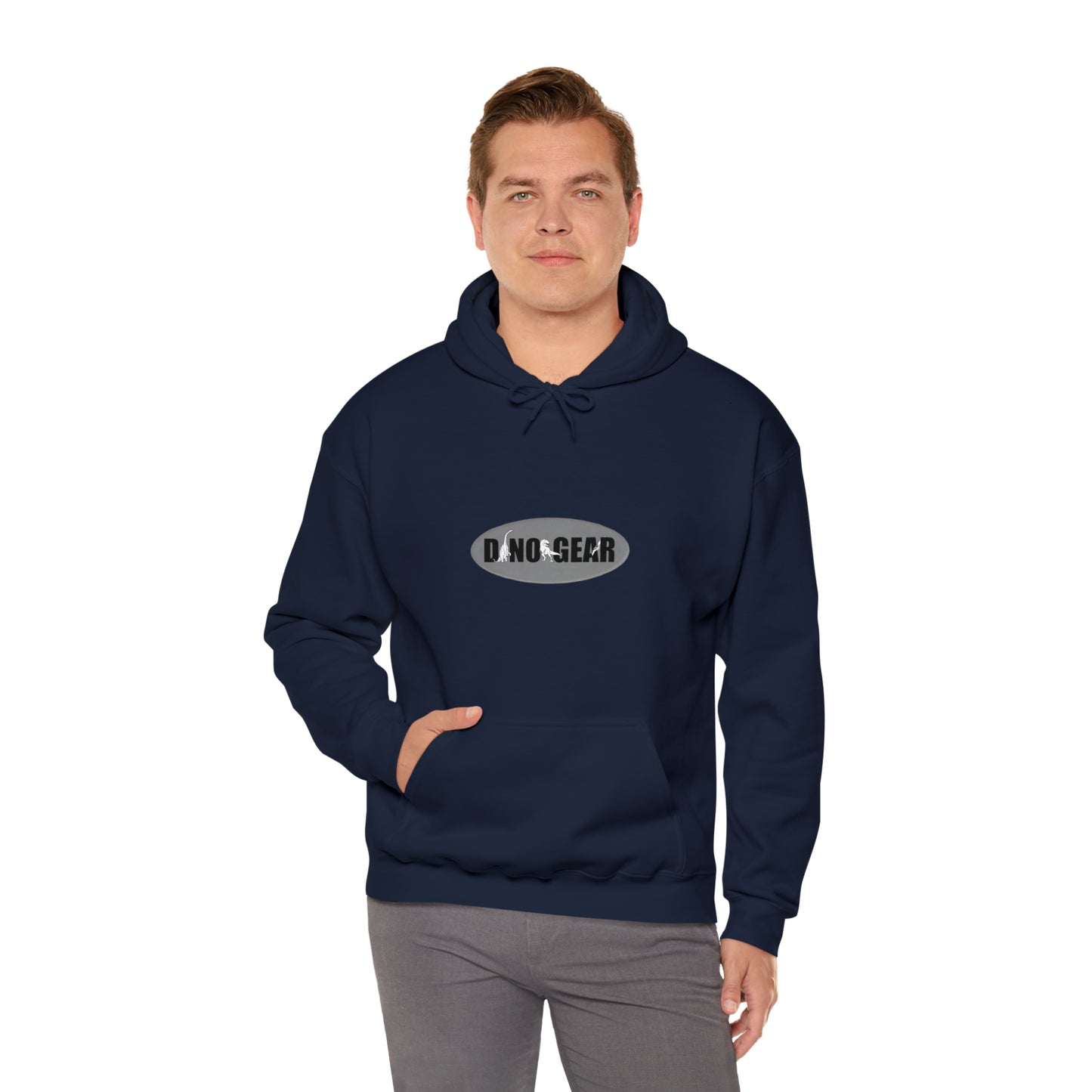 Dino-Gear: Fireman Rex - Unisex Heavy Blend™ Hooded Sweatshirt