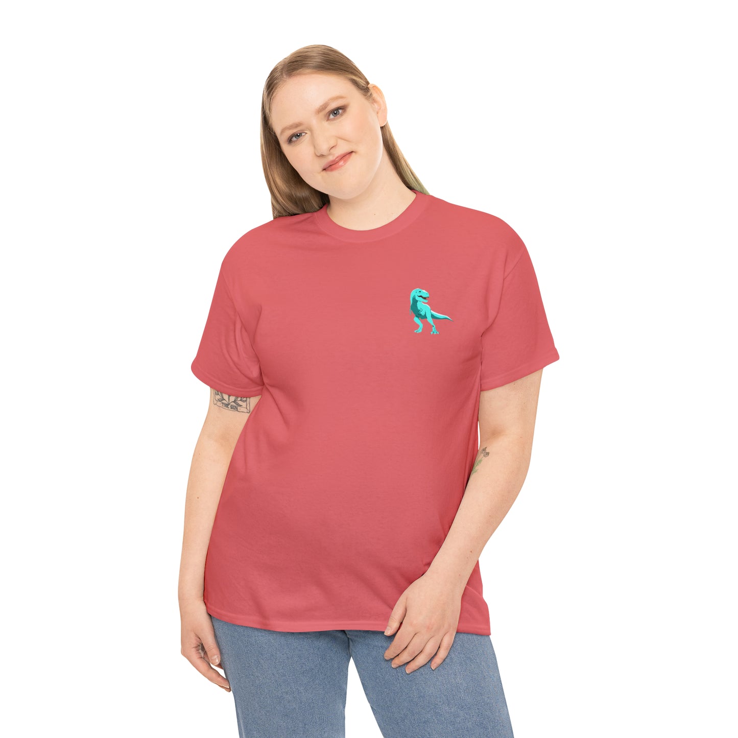 Sky Blue Rex - Unisex Heavy Cotton Tee