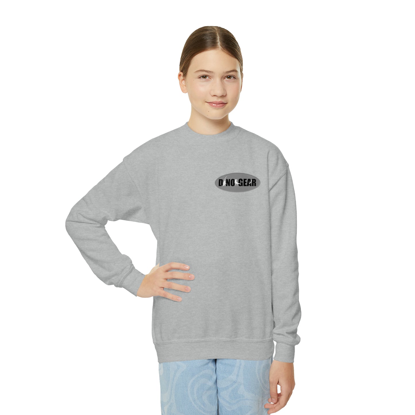 Dino-Gear: Fireman Rex - Youth Crewneck Sweatshirt