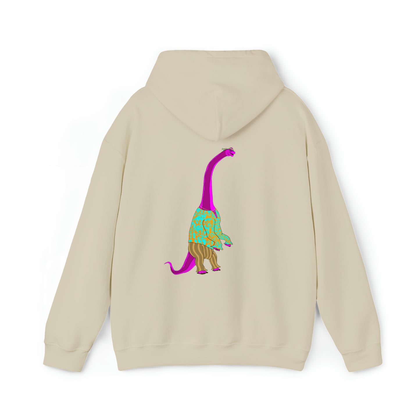 Dino-Gear: Groovy Bronto - Unisex Heavy Blend™ Hooded Sweatshirt