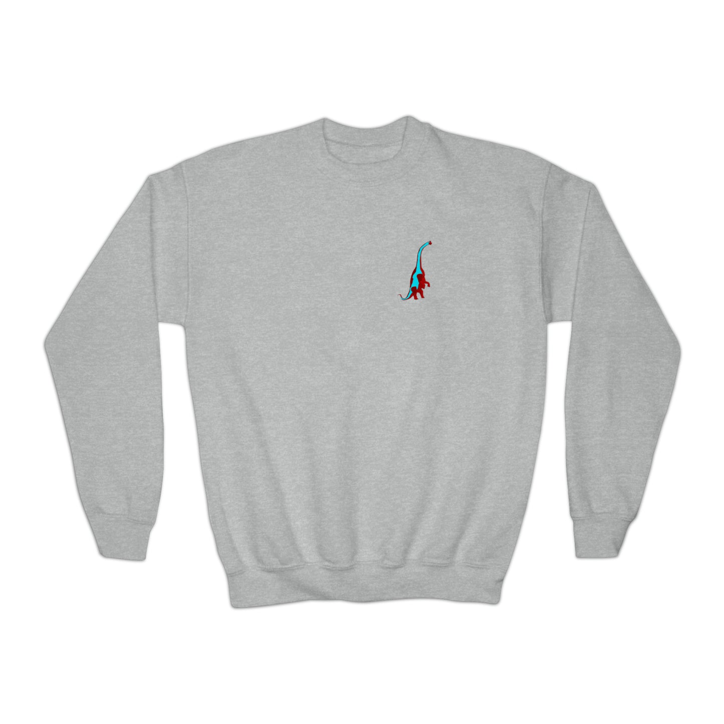 Blue and Red Bronto - Youth Crewneck Sweatshirt