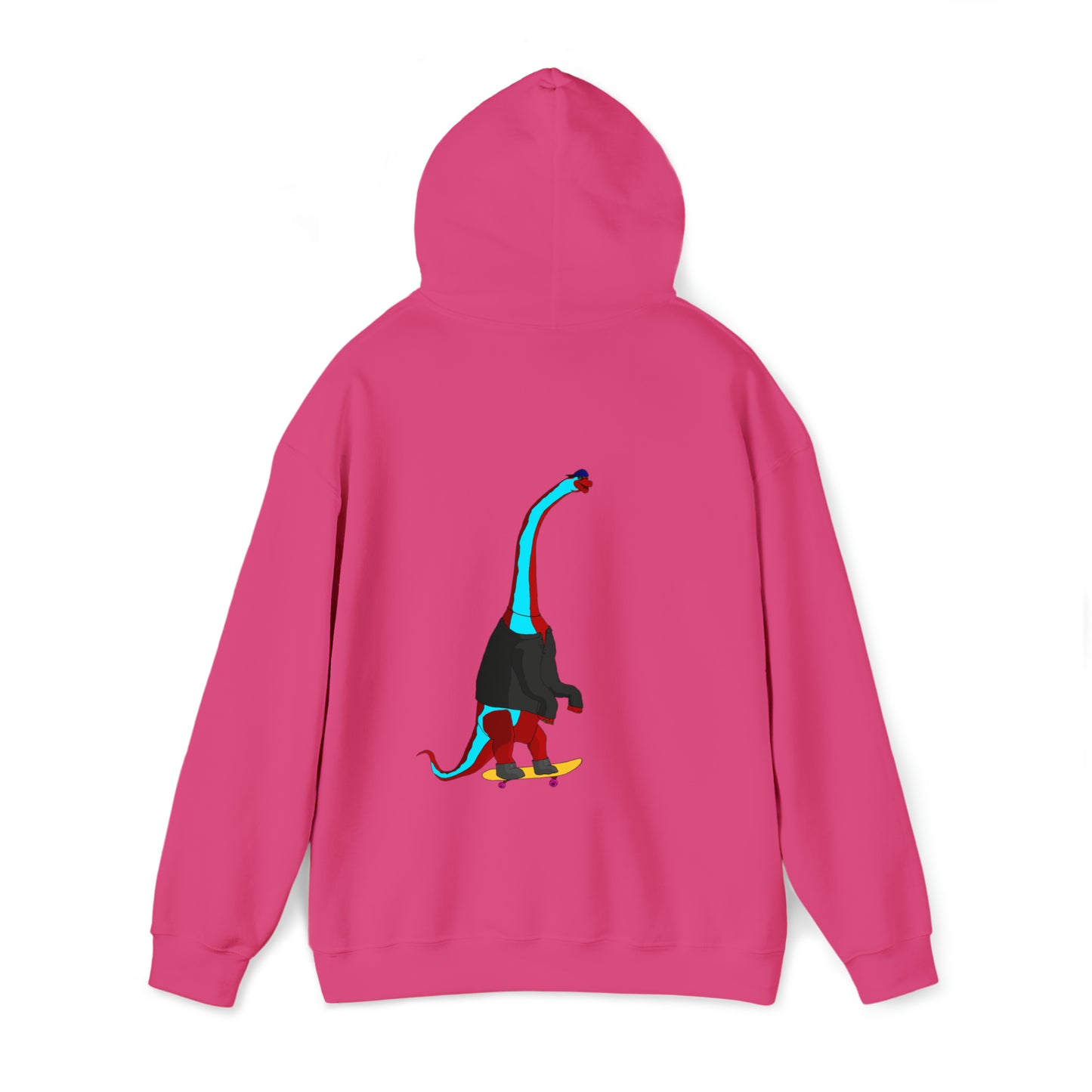 Dino-Gear: Skater Bronto - Unisex Heavy Blend™ Hooded Sweatshirt