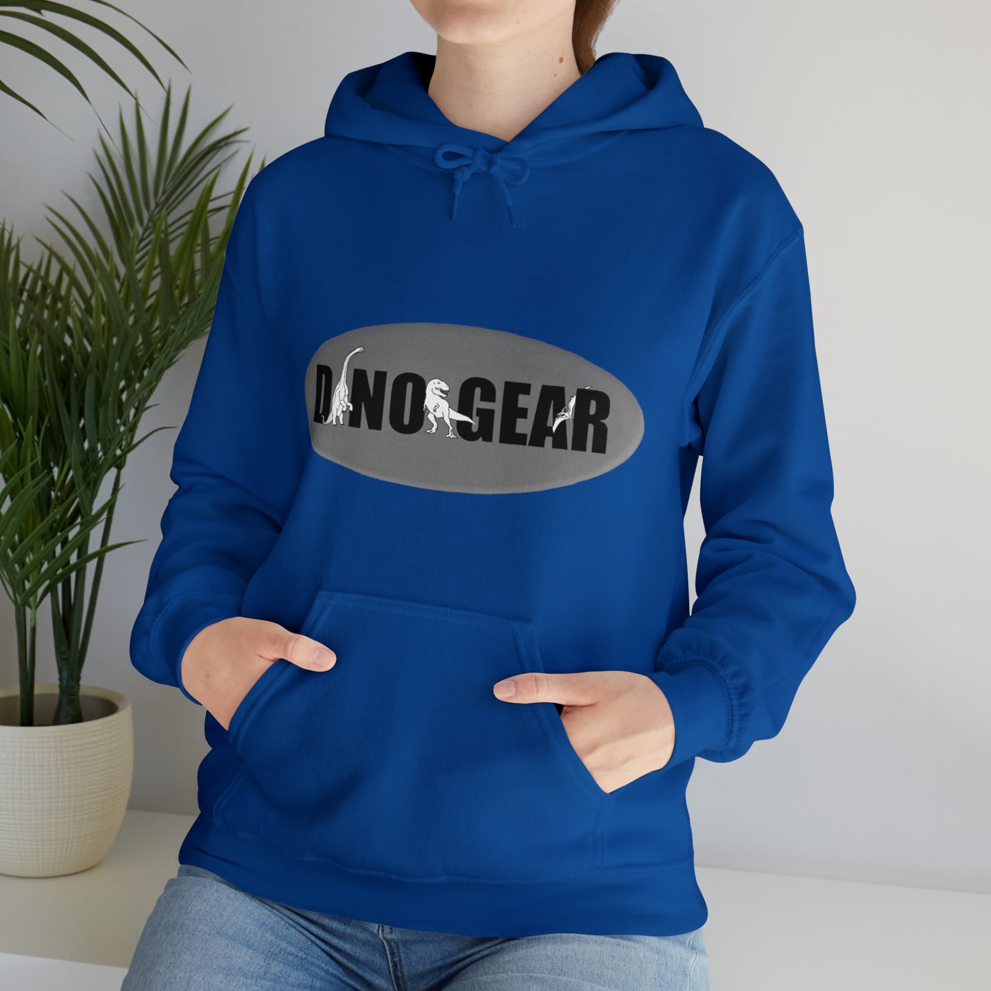 Dino-Gear Logo - Unisex Heavy Blend™ Hooded Sweatshirt