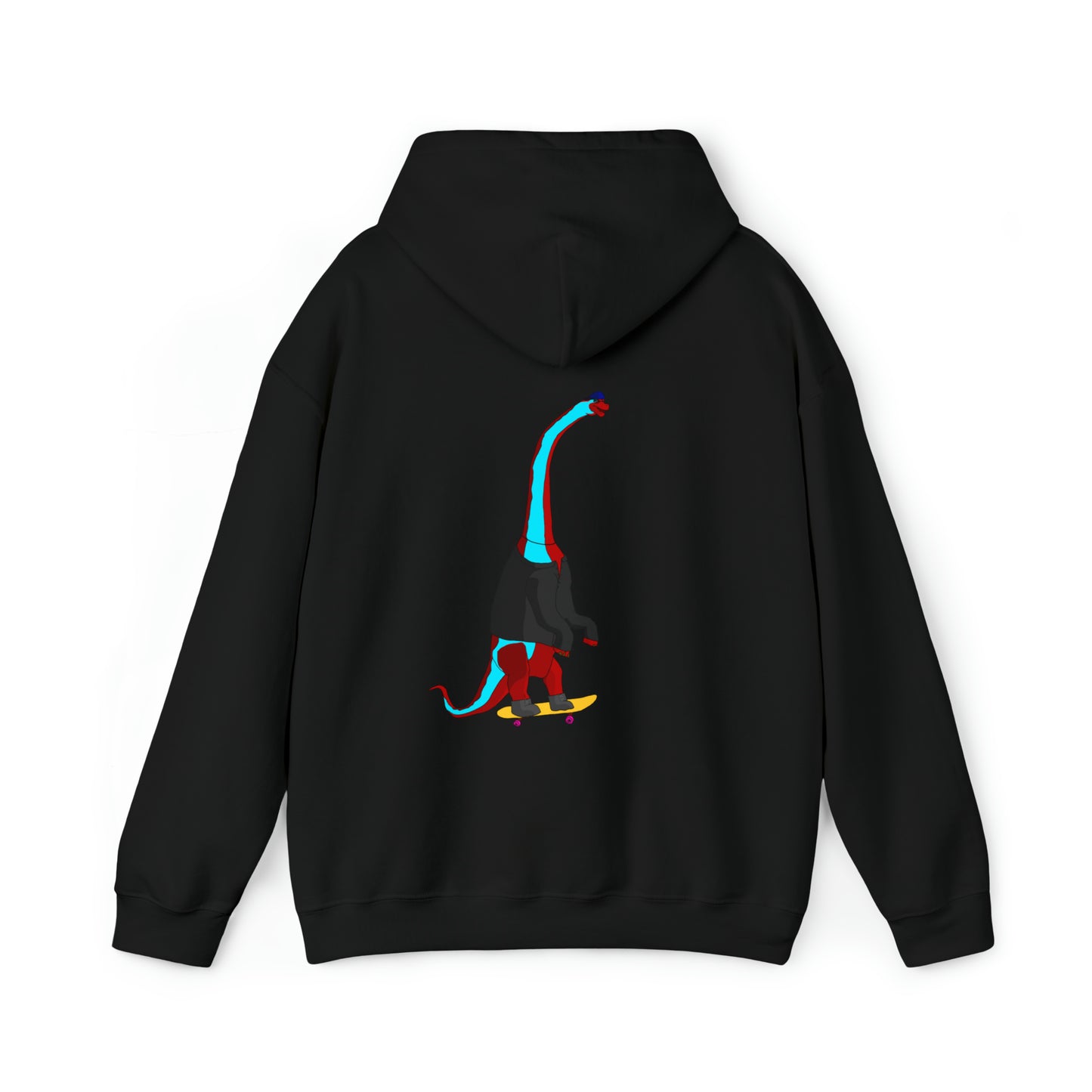 Dino-Gear: Skater Bronto - Unisex Heavy Blend™ Hooded Sweatshirt