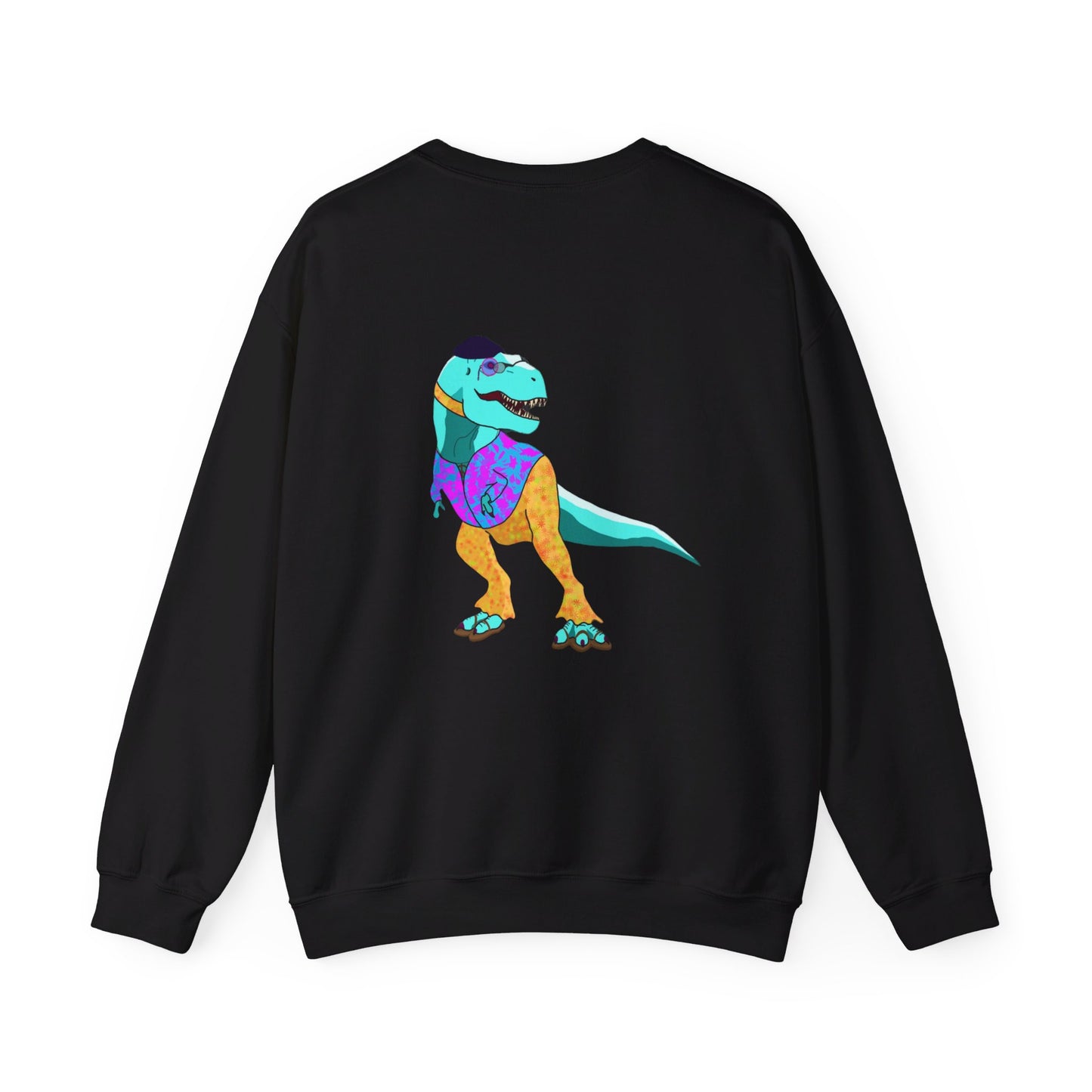 Groovy Rex - Unisex Heavy Blend™ Crewneck Sweatshirt