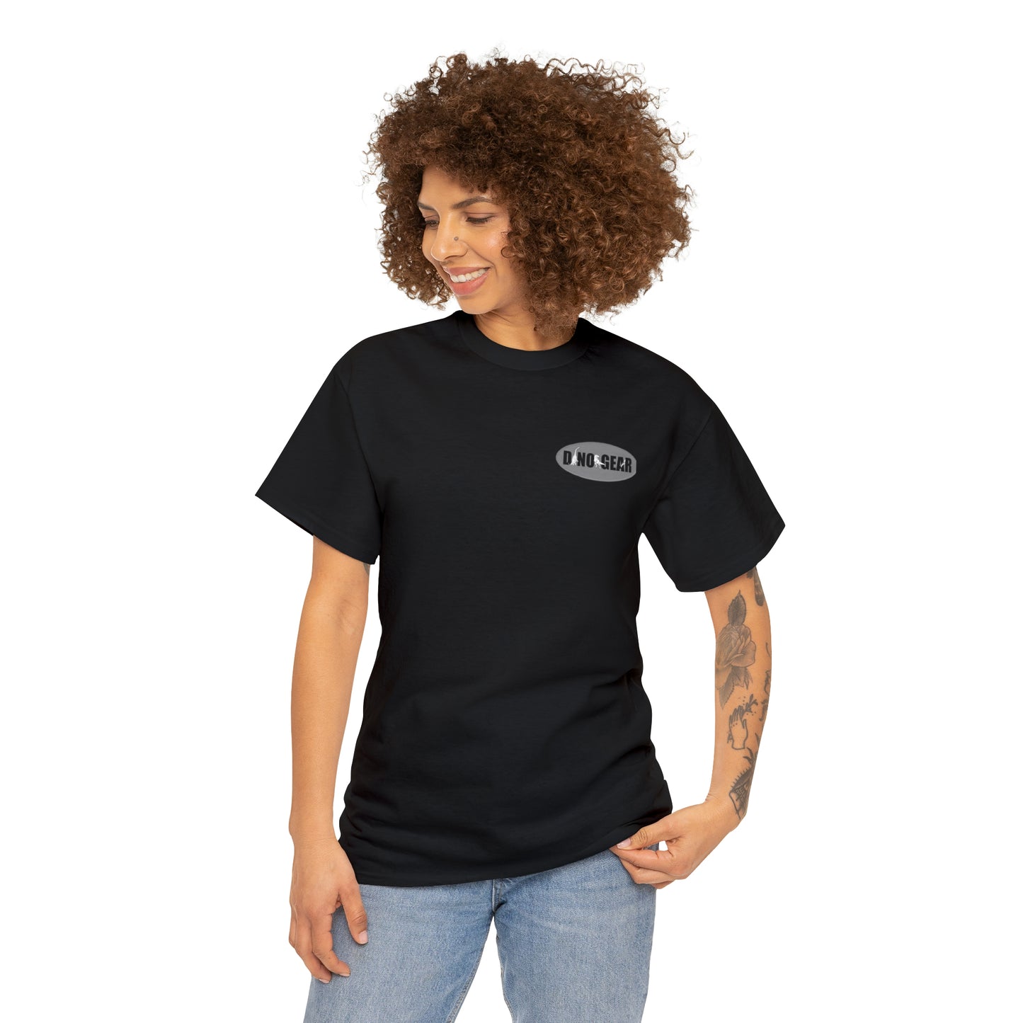 Dino-Gear: Skater Rex - Unisex Heavy Cotton Tee