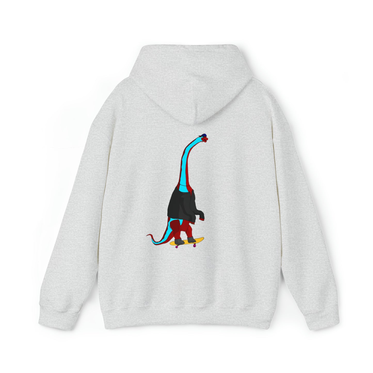 Dino-Gear: Skater Bronto - Unisex Heavy Blend™ Hooded Sweatshirt