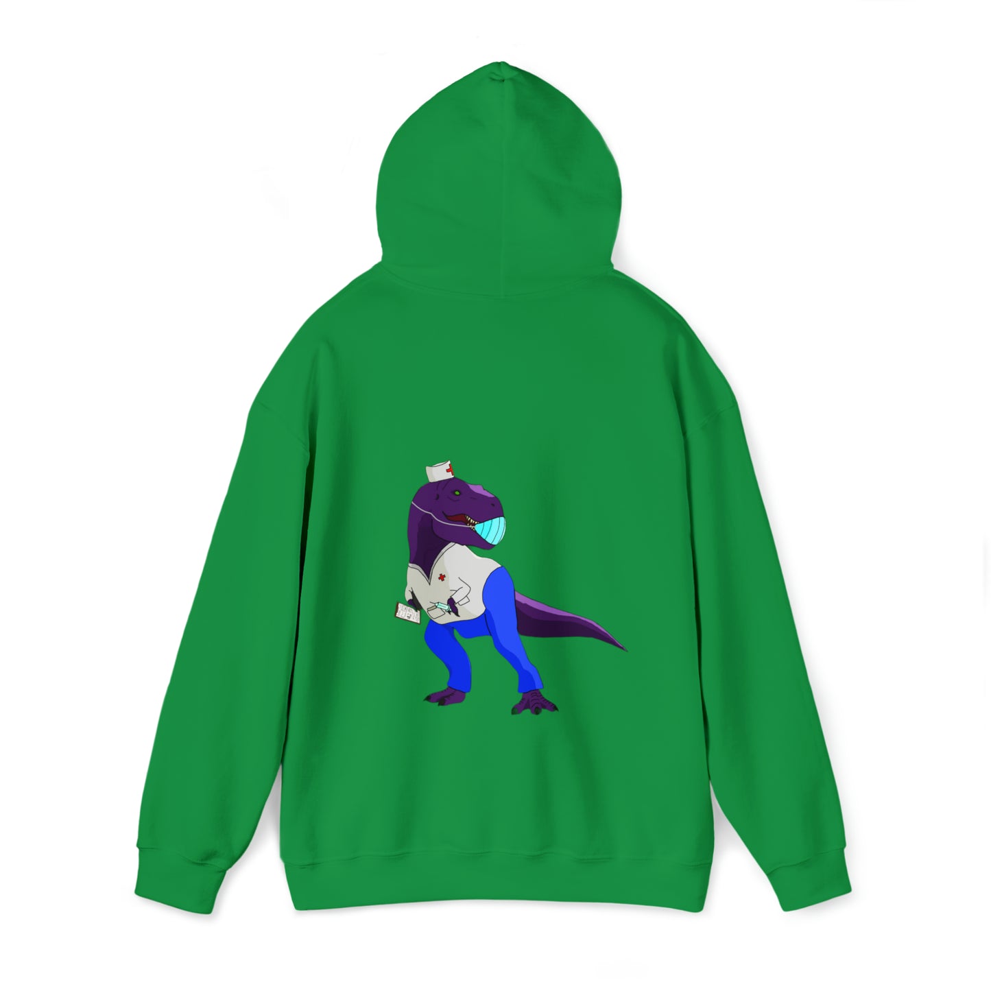 Dino-Gear: Nurse Rex - Unisex Heavy Blend™ Hooded Sweatshirt