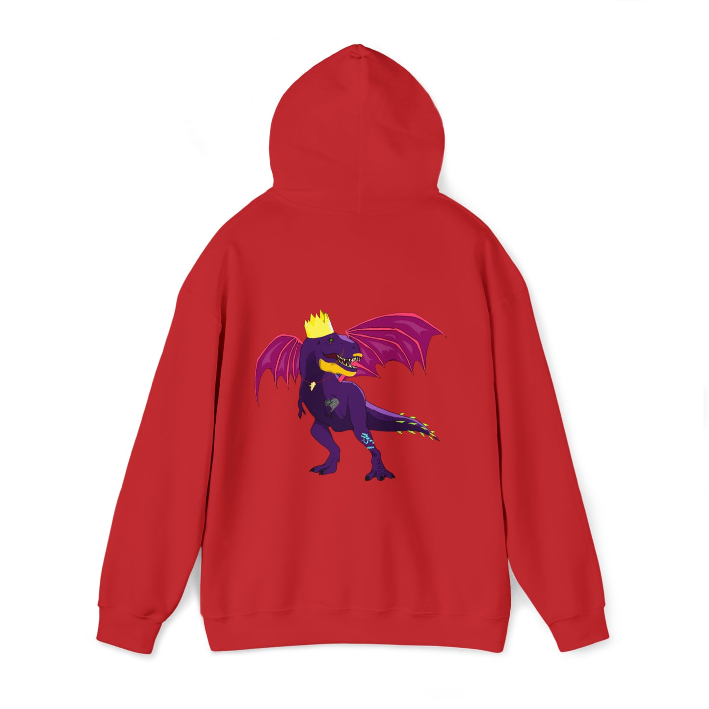 Dino-Gear: Winged King Rex - Unisex Heavy Blend™ Hooded Sweatshirt