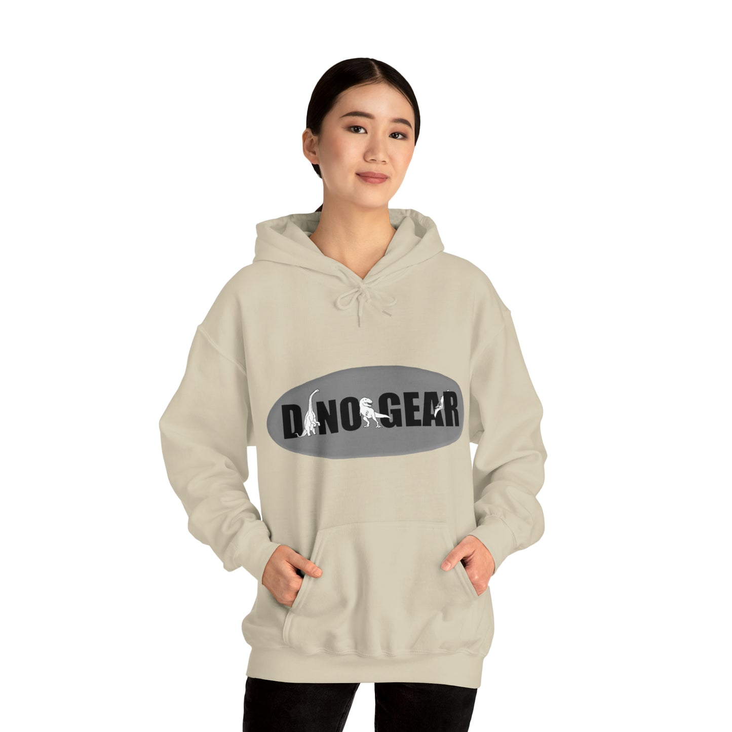 Dino-Gear: Groovy Bronto - Unisex Heavy Blend™ Hooded Sweatshirt