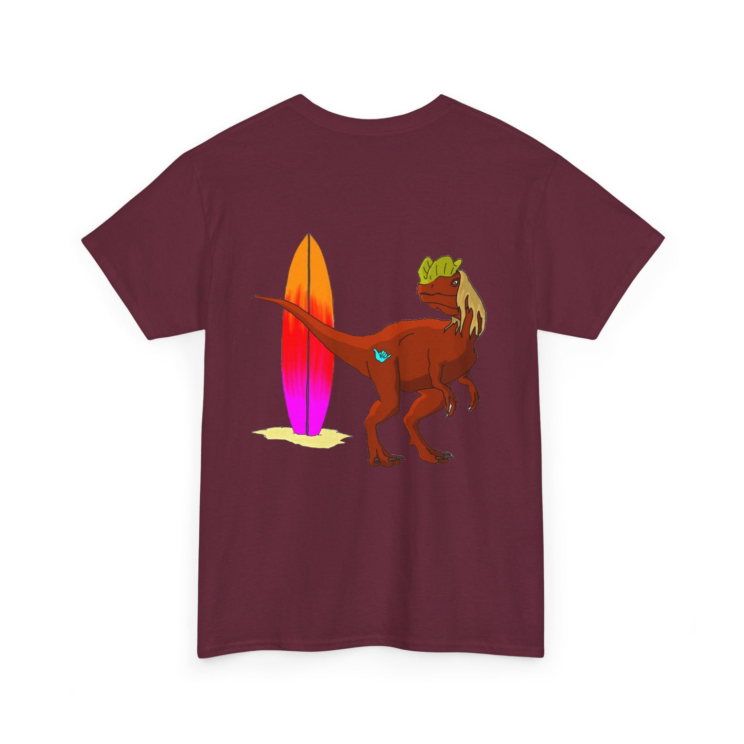 Surfing Dilophosaurus