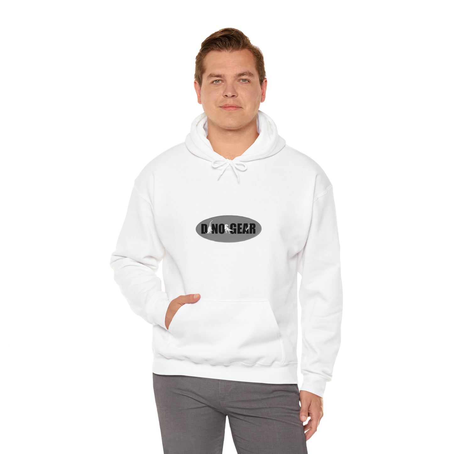 Dino-Gear: Fireman Rex - Unisex Heavy Blend™ Hooded Sweatshirt