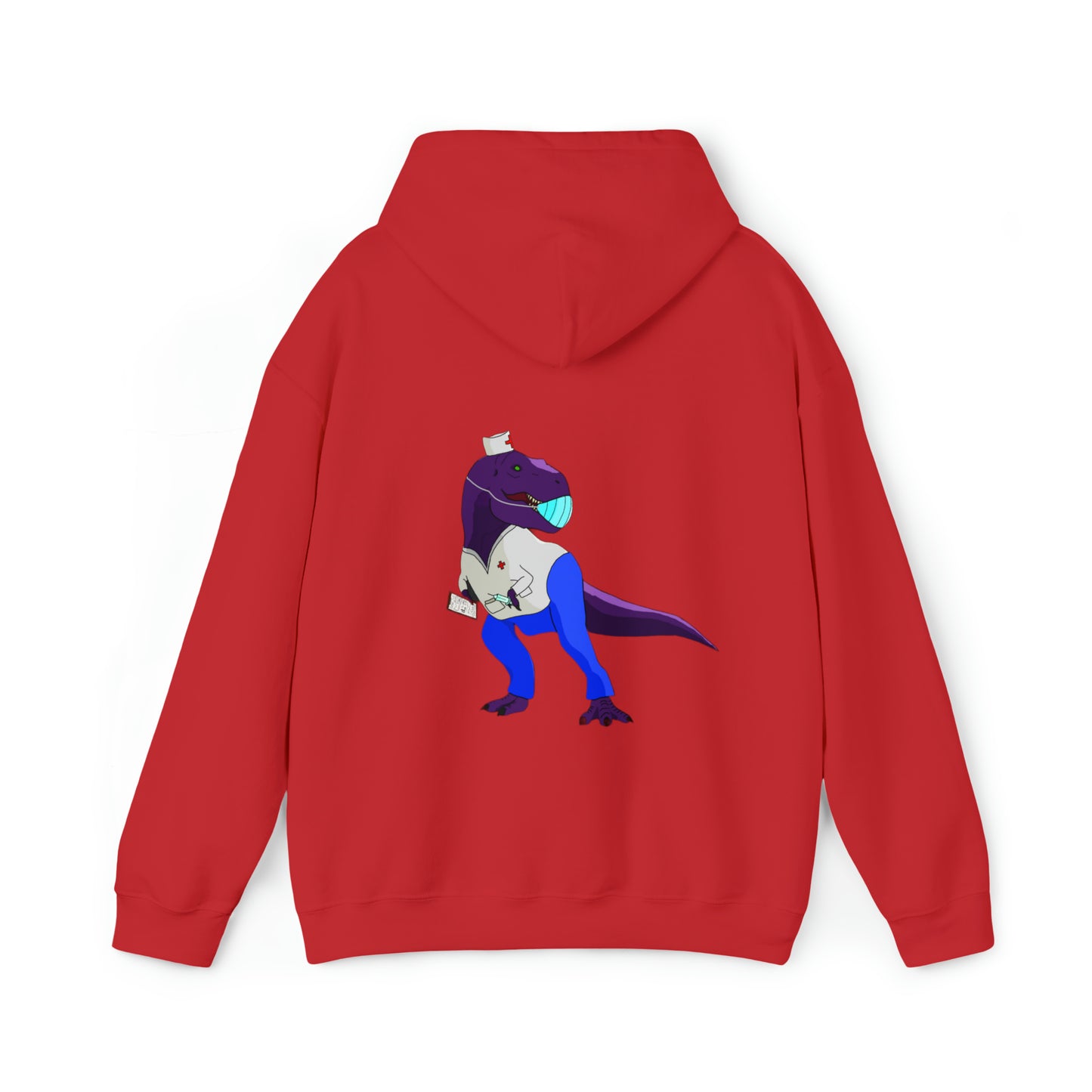 Dino-Gear: Nurse Rex - Unisex Heavy Blend™ Hooded Sweatshirt