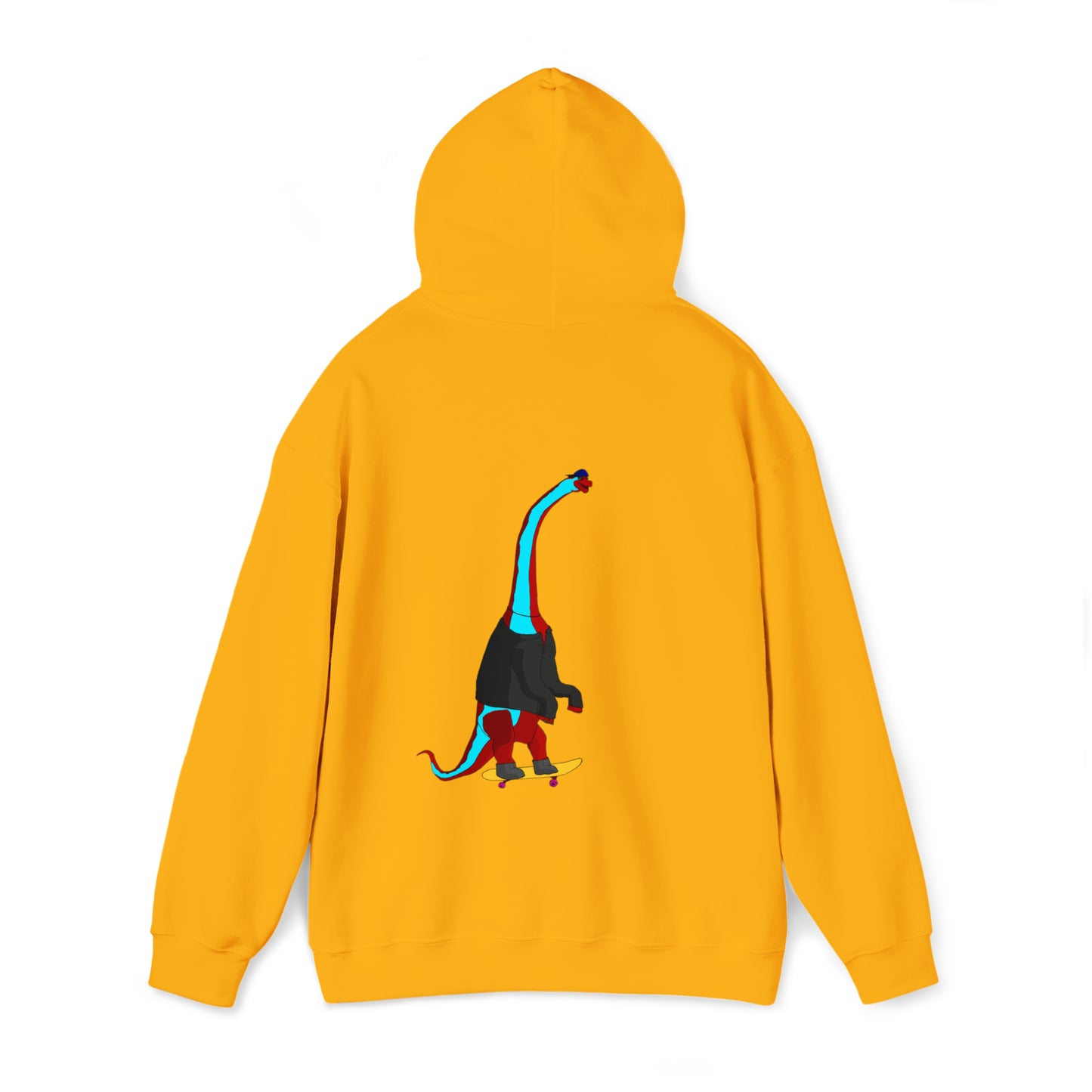 Dino-Gear: Skater Bronto - Unisex Heavy Blend™ Hooded Sweatshirt