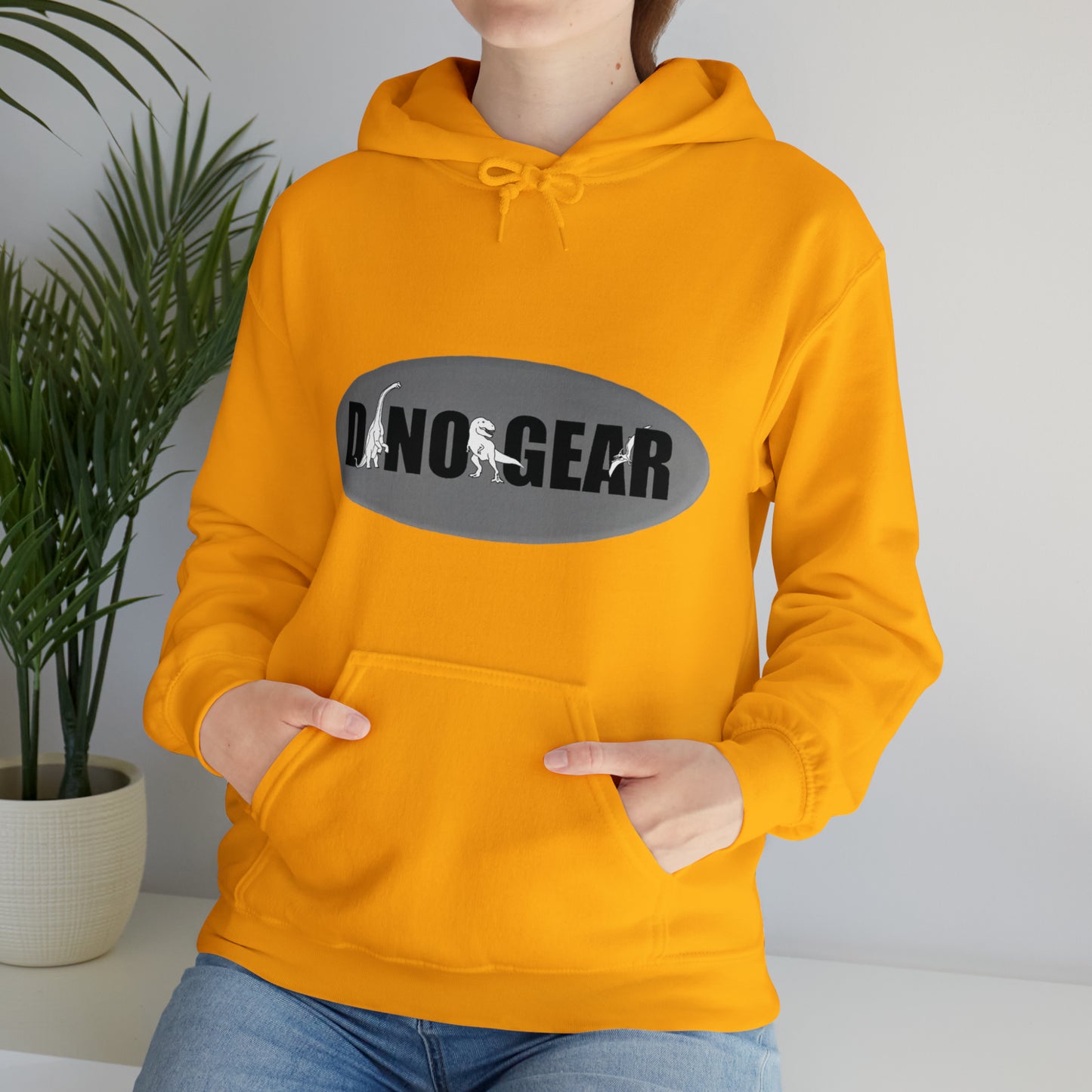 Dino-Gear Logo - Unisex Heavy Blend™ Hooded Sweatshirt