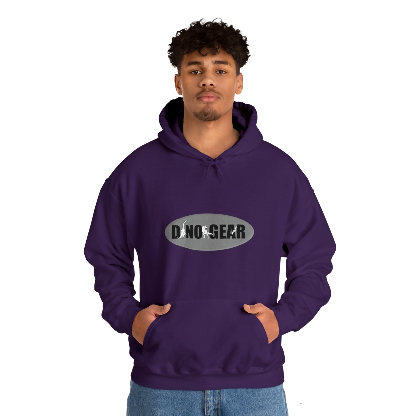 Dino-Gear: Police Rex - Unisex Heavy Blend™ Hooded Sweatshirt