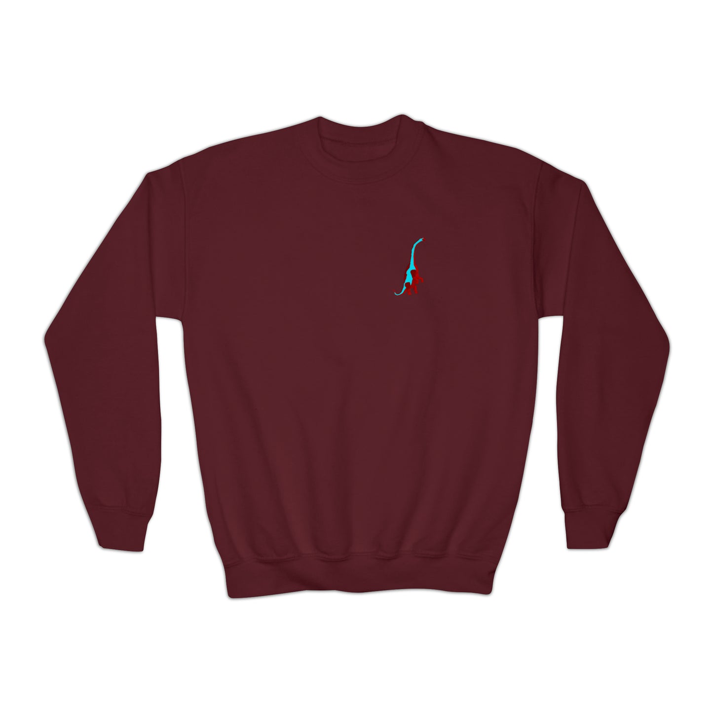 Blue and Red Bronto - Youth Crewneck Sweatshirt