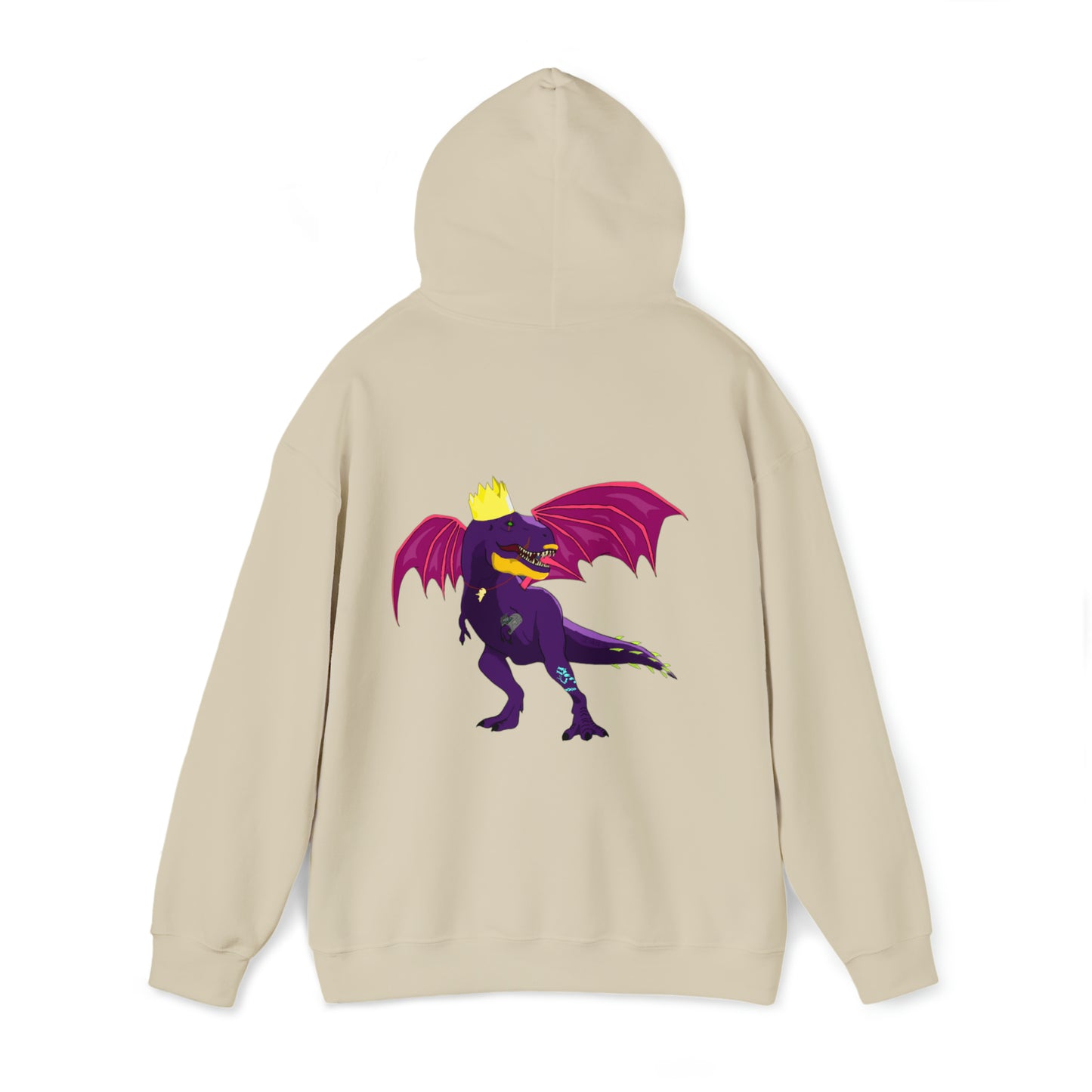 Dino-Gear: Winged King Rex - Unisex Heavy Blend™ Hooded Sweatshirt