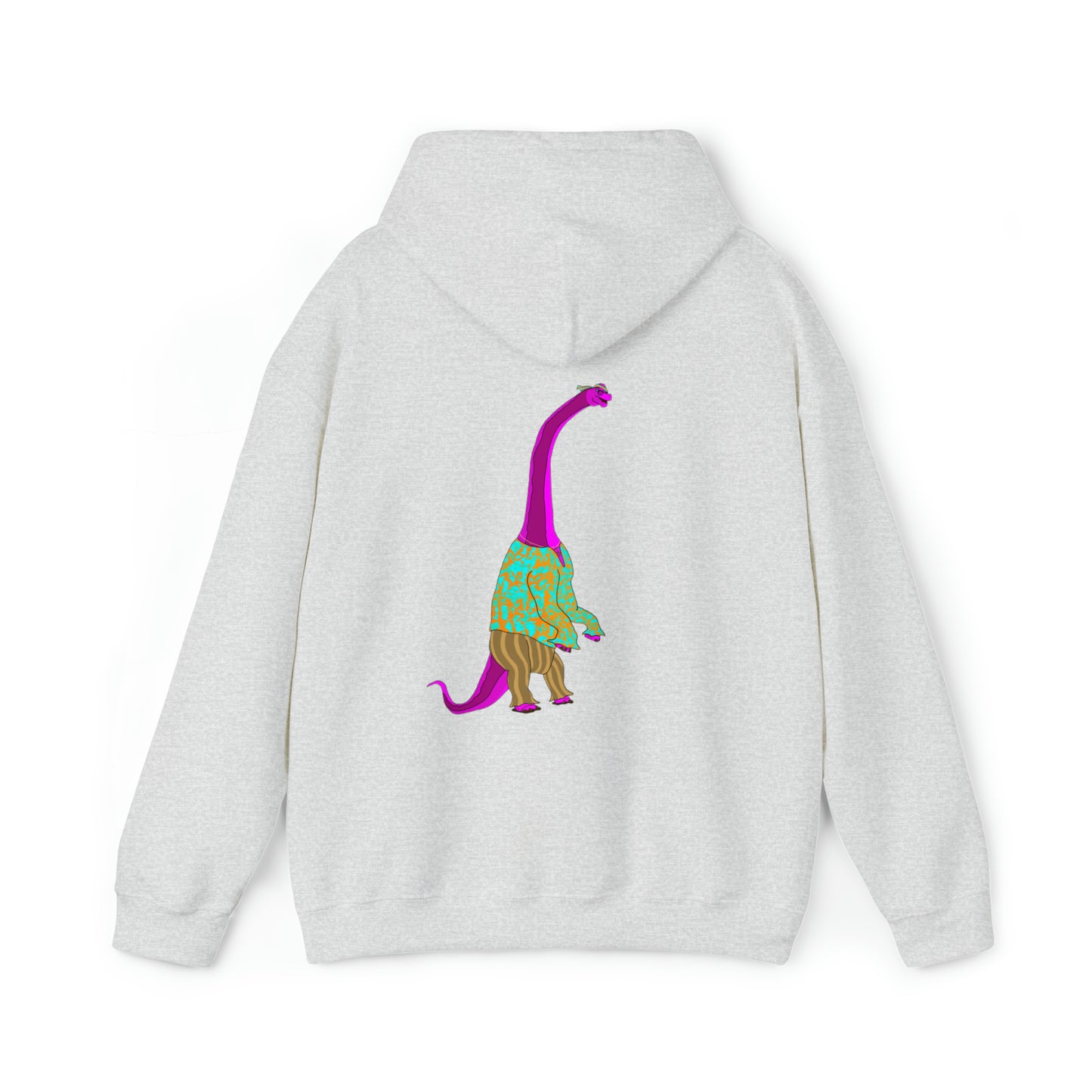 Dino-Gear: Groovy Bronto - Unisex Heavy Blend™ Hooded Sweatshirt