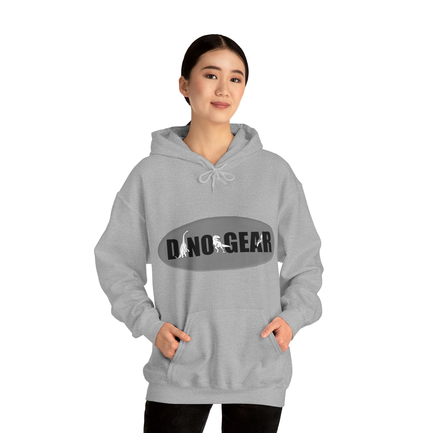 Dino-Gear: Groovy Bronto - Unisex Heavy Blend™ Hooded Sweatshirt