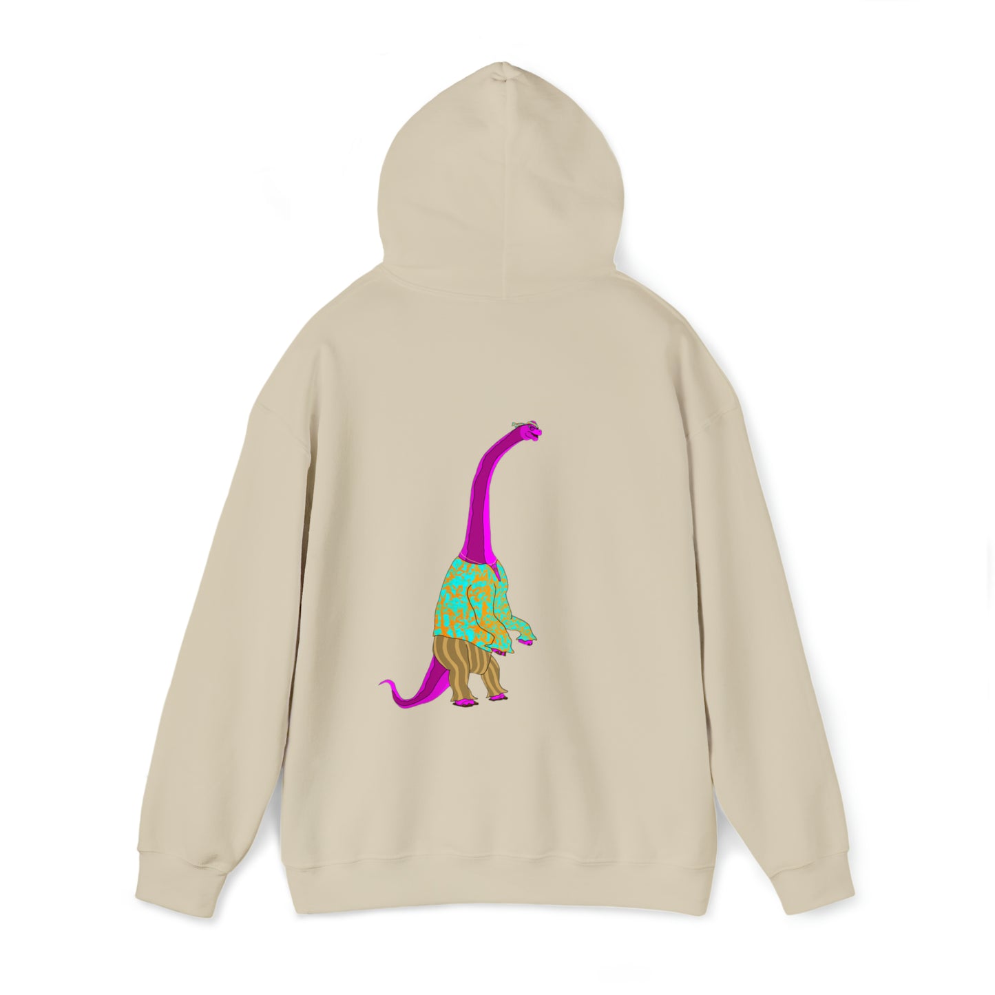 Dino-Gear: Groovy Bronto - Unisex Heavy Blend™ Hooded Sweatshirt