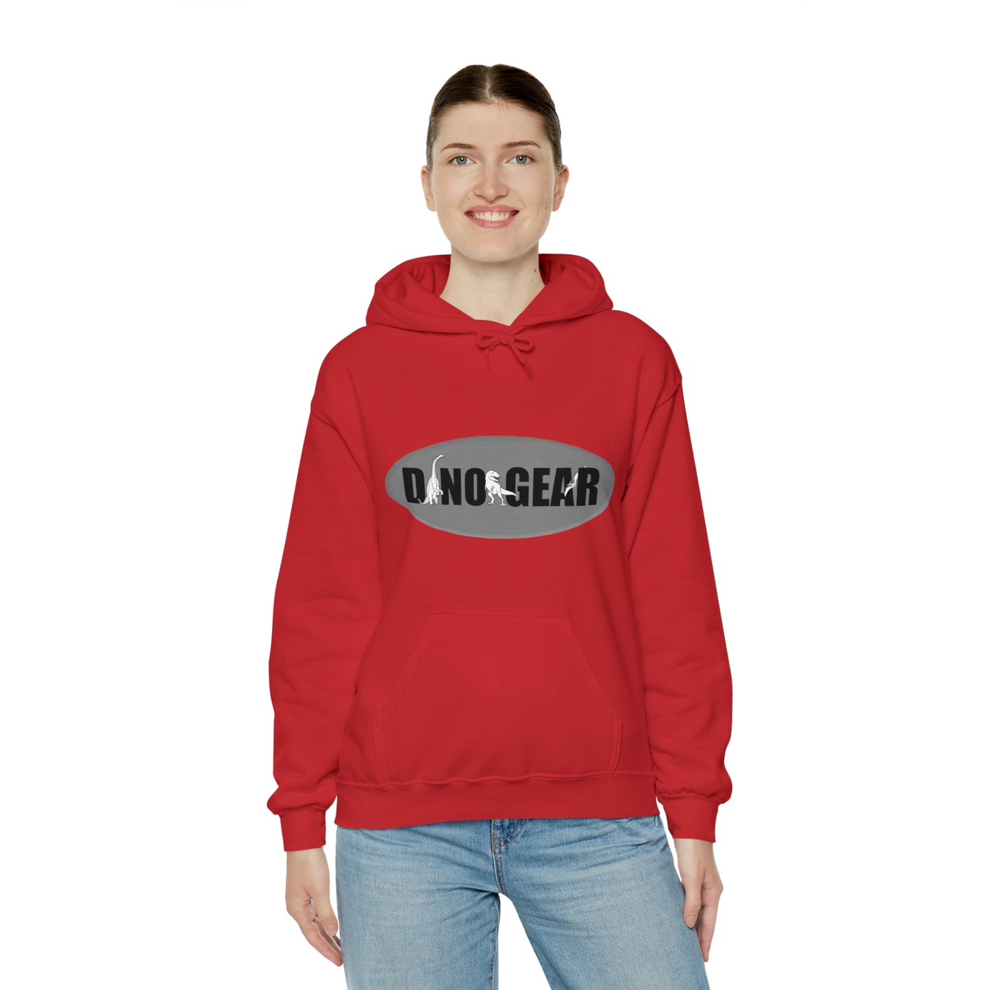 Dino-Gear Logo - Unisex Heavy Blend™ Hooded Sweatshirt