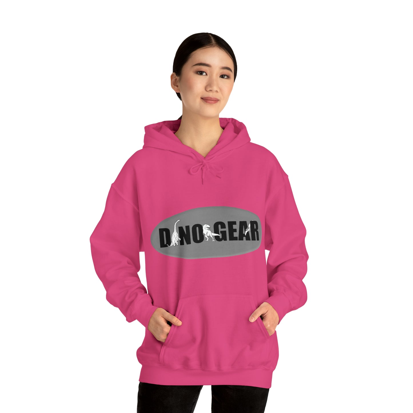 Dino-Gear: Groovy Bronto - Unisex Heavy Blend™ Hooded Sweatshirt