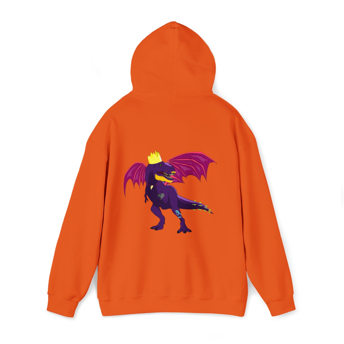 Dino-Gear: Winged King Rex - Unisex Heavy Blend™ Hooded Sweatshirt