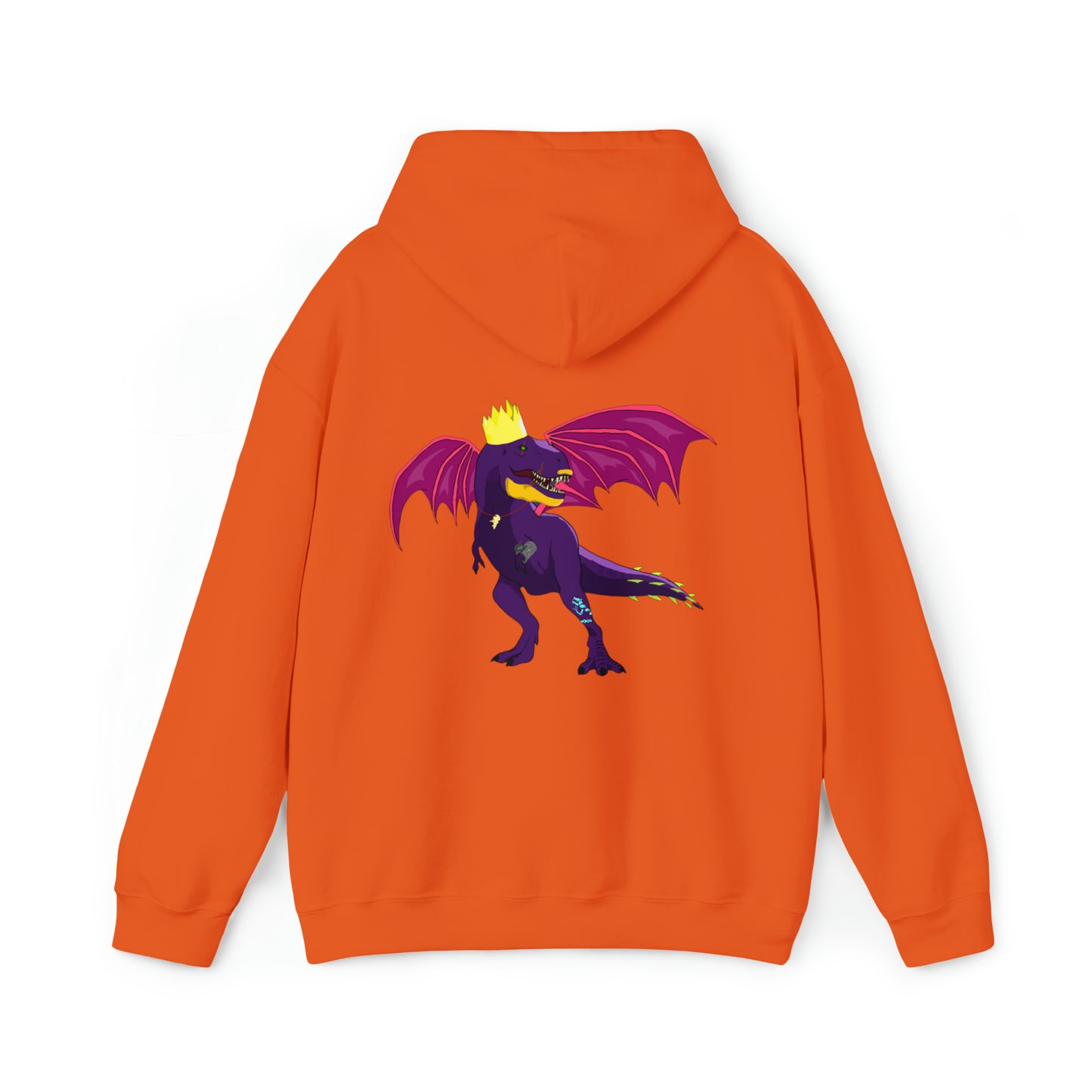 Dino-Gear: Winged King Rex - Unisex Heavy Blend™ Hooded Sweatshirt