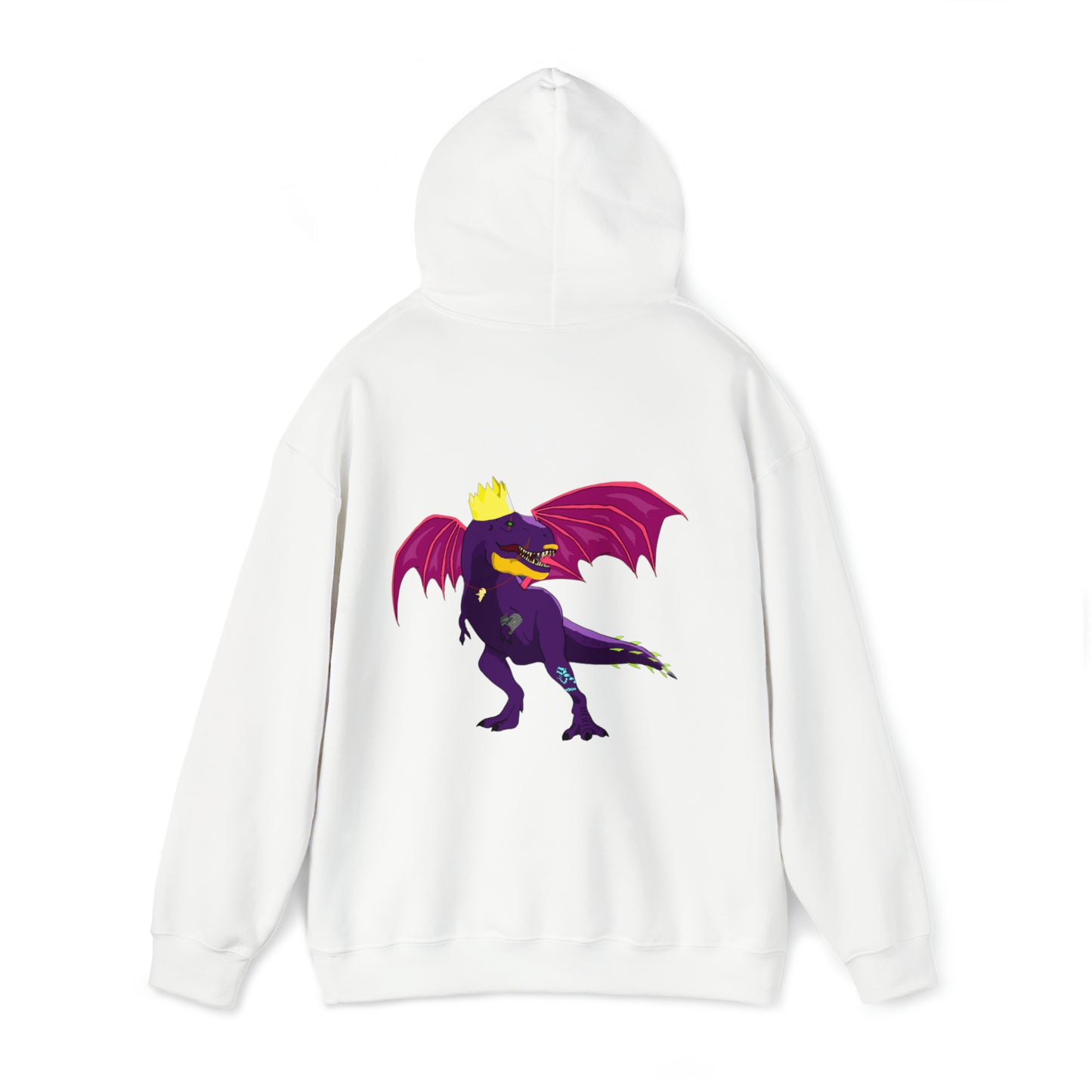 Dino-Gear: Winged King Rex - Unisex Heavy Blend™ Hooded Sweatshirt