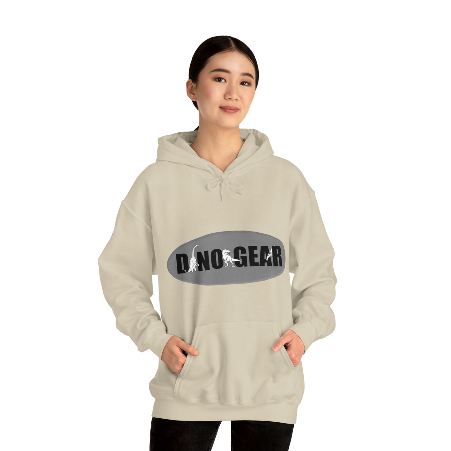 Dino-Gear Logo - Unisex Heavy Blend™ Hooded Sweatshirt