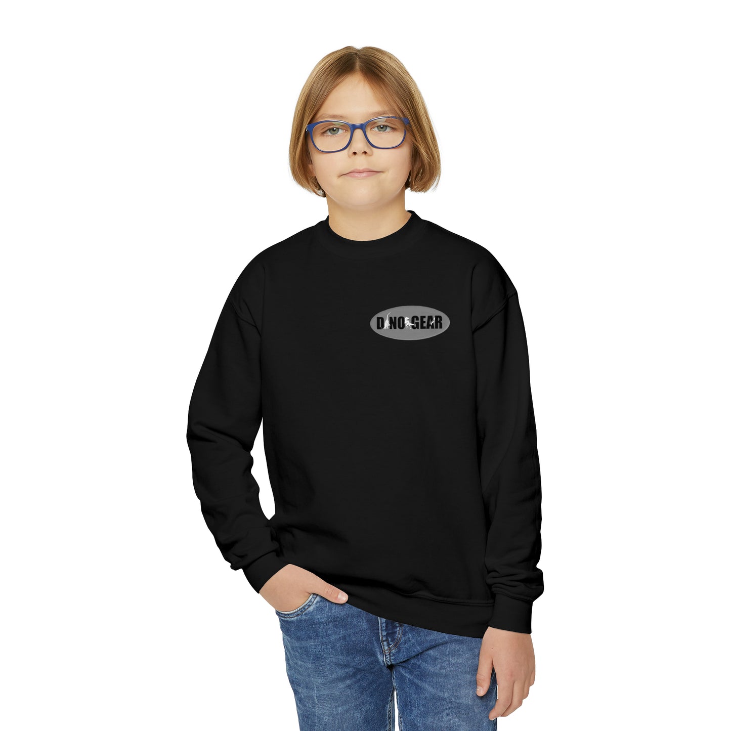 Dino-Gear: Fireman Rex - Youth Crewneck Sweatshirt