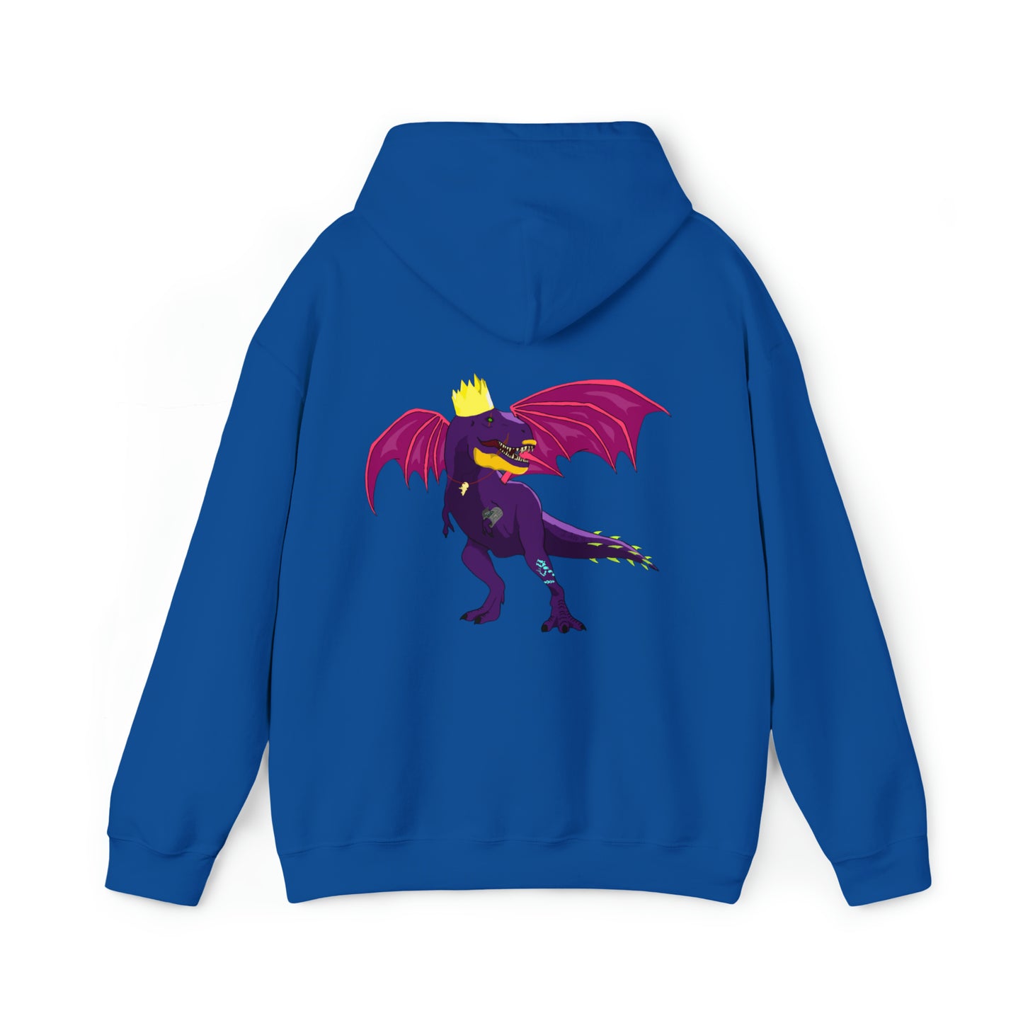 Dino-Gear: Winged King Rex - Unisex Heavy Blend™ Hooded Sweatshirt