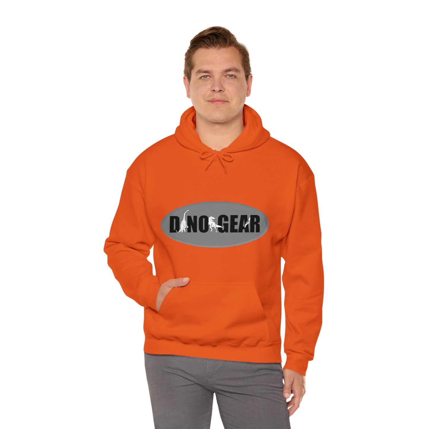 Dino-Gear Logo - Unisex Heavy Blend™ Hooded Sweatshirt