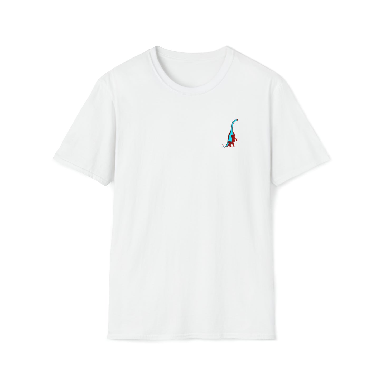 Red and Blue Bronto - Unisex Softstyle T-Shirt