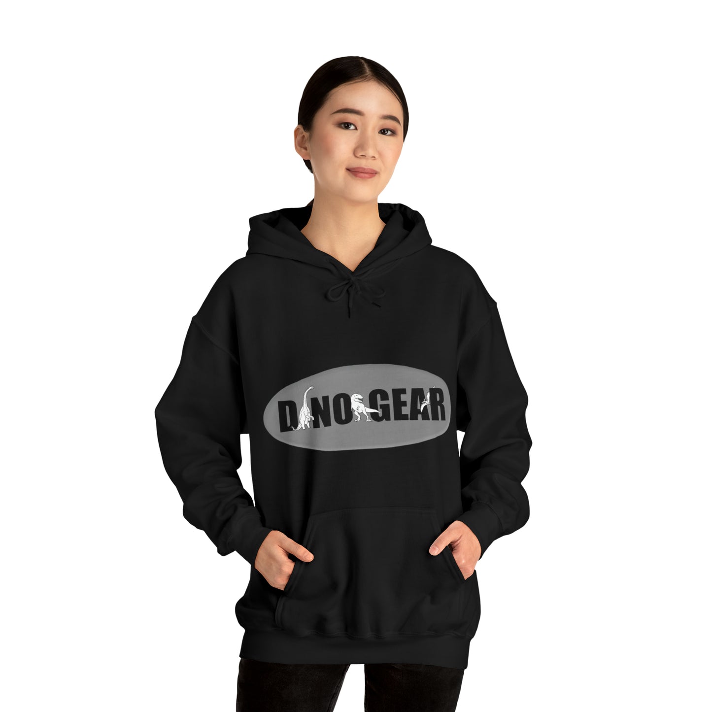 Dino-Gear Logo - Unisex Heavy Blend™ Hooded Sweatshirt