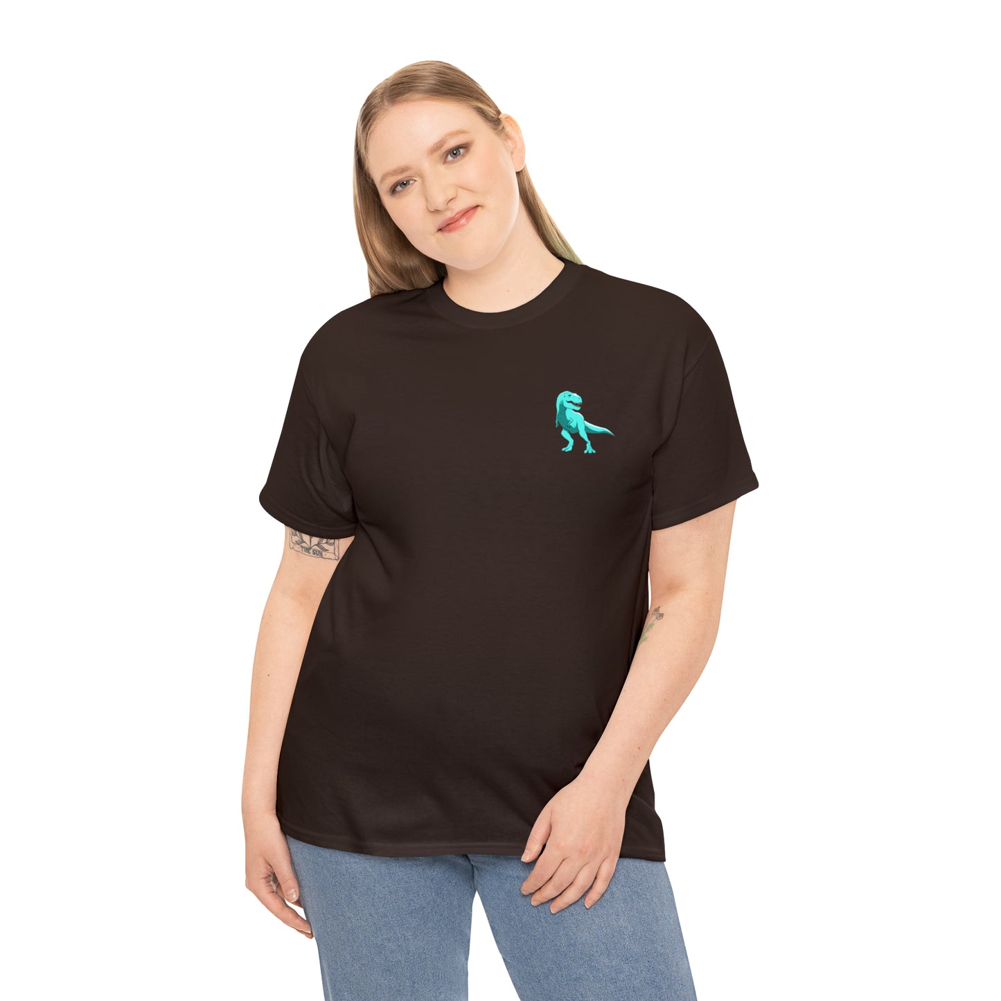 Sky Blue Rex - Unisex Heavy Cotton Tee