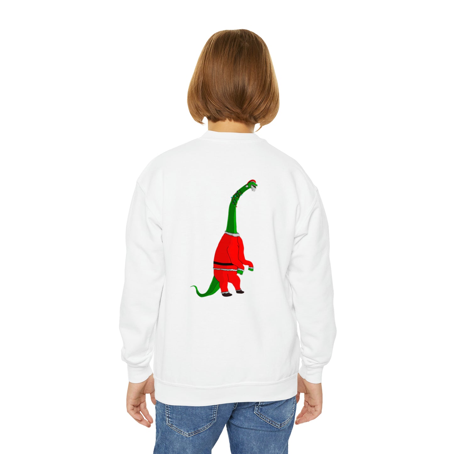 Santa Bronto - Youth Crewneck Sweatshirt