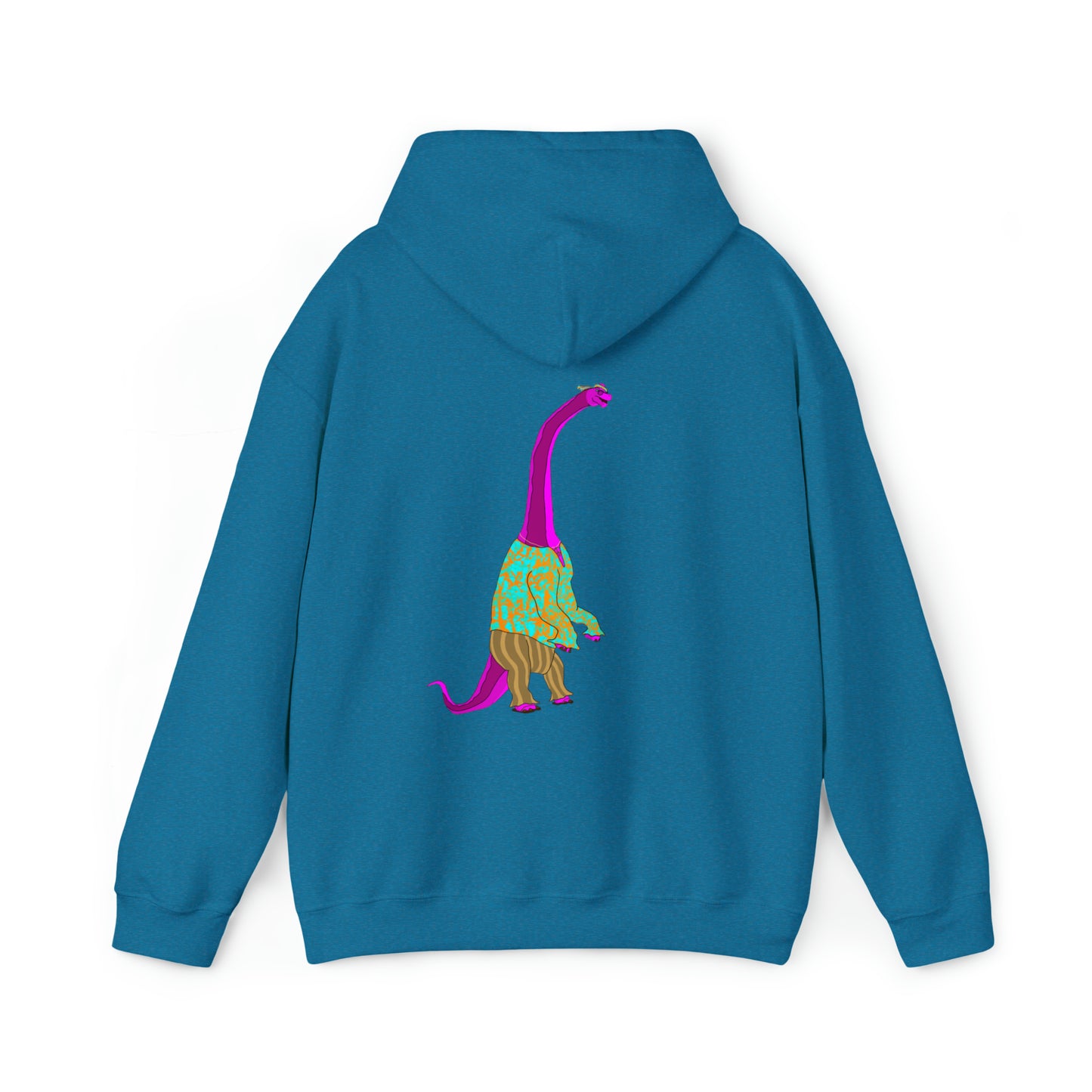 Dino-Gear: Groovy Bronto - Unisex Heavy Blend™ Hooded Sweatshirt