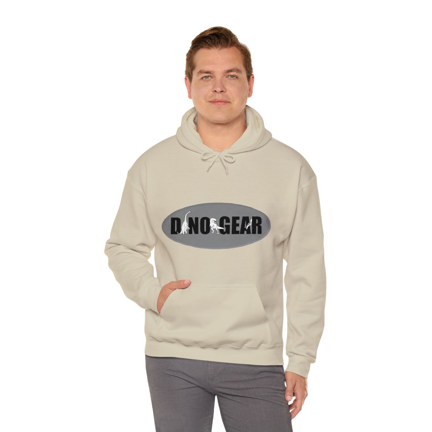 Dino-Gear Logo - Unisex Heavy Blend™ Hooded Sweatshirt